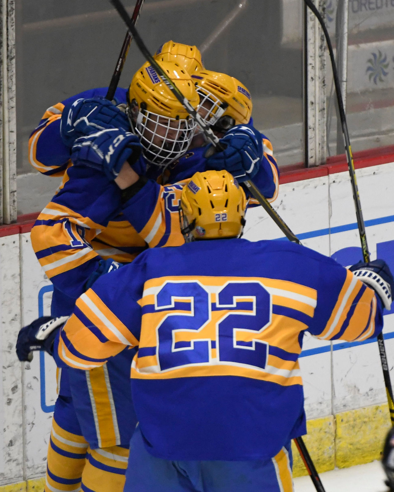 Local hockey battle